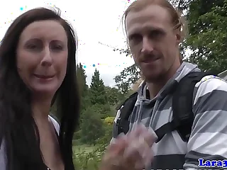 Classy english mature drinking cum